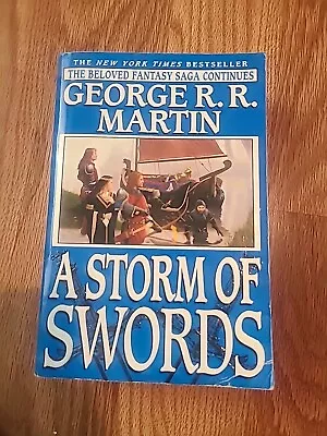 A Storm Of Swords George RR Martin Oversized Paperback • $15