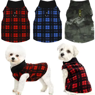 $9.89 • Buy Dog Fleece Vest Cold Weather Pullover Sweater Clothes Puppy Shirt For Small Dogs