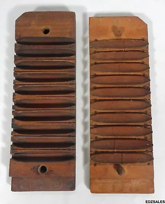 Antique Miller Dubrul Peters Wood 10 Cigar Tobacco Factory Press Mold • $120