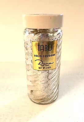 RARE Tabu Diana Solid Cologne 2 Oz New York Vintage Perfume Fragrance 1970s • $12.99