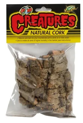 Zoo Med Creatures Natural Cork Bark Brown • $6.95