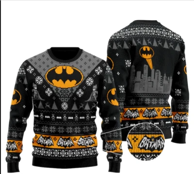 $43.19 • Buy Batman Merry Ugly Christmas Love Superhero Premium Sweater 3D Printed