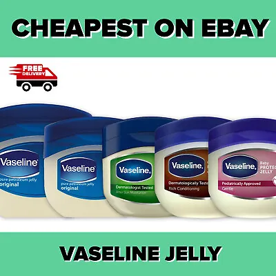 £4.99 • Buy Petroleum Jelly Vaseline 50ml 100ml 250ml Aloe, Coco Butter, Baby & Original
