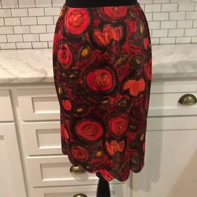 60s Vintage Munsingwear Hiptster Half Slip Floral Nylon Mod Boho Womens Size M • $29