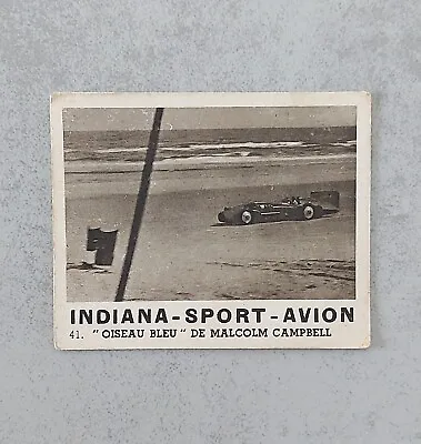 41 Bird Blue Indiana Airplane Sport Card - Malcolm Campbell • $31.94