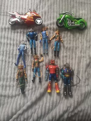£35 • Buy Galoob Biker Mice From Mars Action Figure Vintage: Throttle & Bike