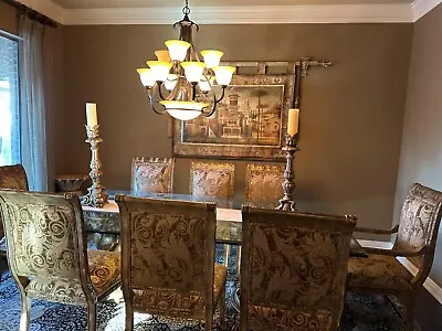 $5000 • Buy Henredon Designer Dining Room Table Set 8 Chairs