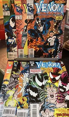 7 Comic Lot (2 Sets) Venom Separation Anxiety #1-4 Funeral Pyre 1-3 Marvel 1993 • $13