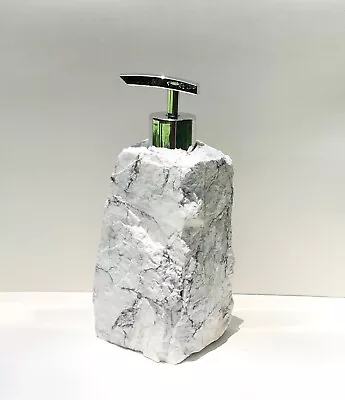Howlite Soap Dispenser Made In Crystal Rock • $120