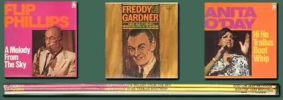 $10 • Buy 3 Jazz LP's-Anita O'Day/Flip Phillips/Freddy Gardner/Sax/Ex Vinyl And Jackets