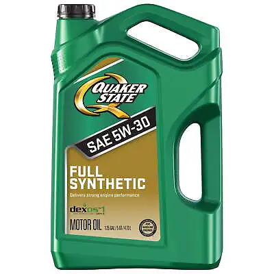 Quaker State Full Synthetic 5W-30 Motor Oil 5-Quart • $21.48