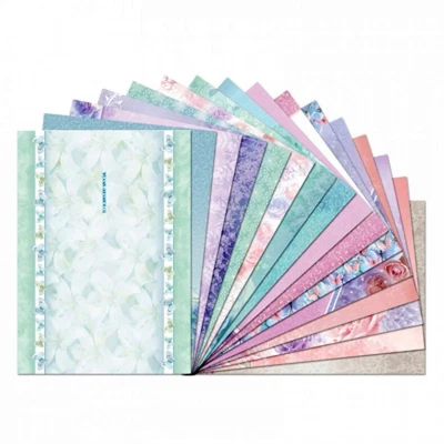 £2.99 • Buy Rare Hunkydory 16 A4 Floral Shimmer Luxury Pearl Card Inserts P&P Discounts