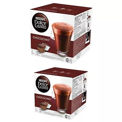 2 Pack Chocolate Chococino Capsules Compatible With Dolce Gusto Machine 16caps • $57.98