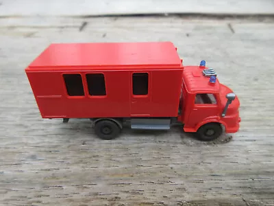 Wiking Mercedes Fire Truck Box Container  N Scale  3 1/4  • $29.99