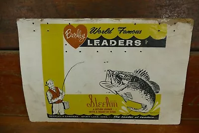 Vintage 1950s/1960s Berkley Leaders Cardboard Store Display Easel Back Sign • $69.95