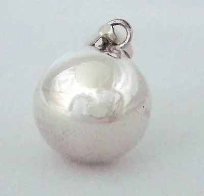 20mm 925 Sterling Silver Bola Harmony Ball Bell Charm Mexican Bola Pendant  • £81.29