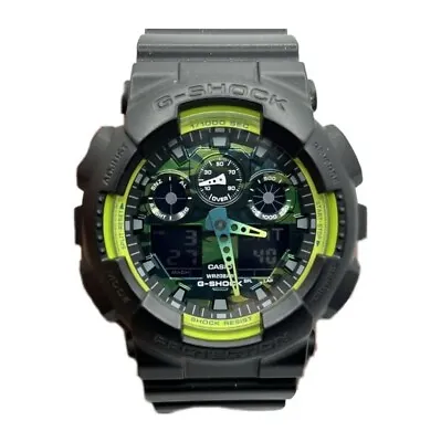 Casio G-SHOCK 5081 Men's Camo GA-100LY Green & Black Military Ana-Digi Watch • $119.99