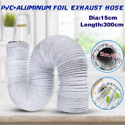 $22.88 • Buy 3M Portable Exhaust Hose Tube Pipe For Air Conditioner Vent Duct Ventilation