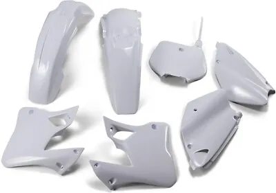 UFO Complete Plastics Kit White For Yamaha YZ250 2-Stroke/YZ125 1996-1999 • $155.79