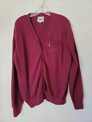Marc Ecko Cut & Sew Cardigan Sweater Burgundy Men's Size 2xl • $21.58