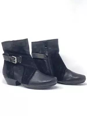 New~Miz Mooz Leather Boots With Crossover Detail~Elwood~EU 36~US 5.5-6 • $59.99