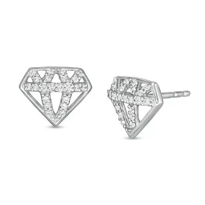 Marilyn Monroe Collection 1/5 CT CZ Stud Earrings In Solid 925 Sterling Silver • $79.90