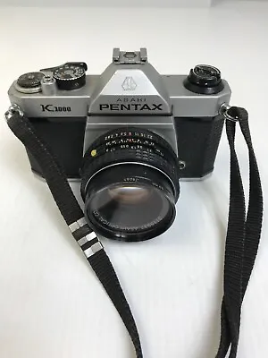 Vintage Pentax Asahi K1000 Camera + 50mm Lens • $199.95