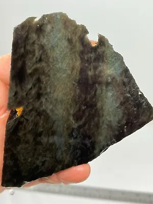 Velvet Aka Peacock Obsidian End Cut Slab Lapidary Cabbing Carving Chakra Reiki • $14