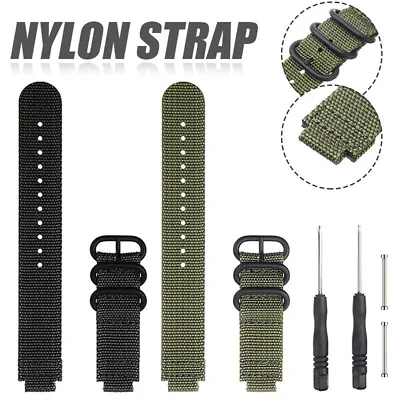 Nylon Bracelet Band Strap For Garmin Forerunner 235 735xt 230 220 Approach S20 • $16.49