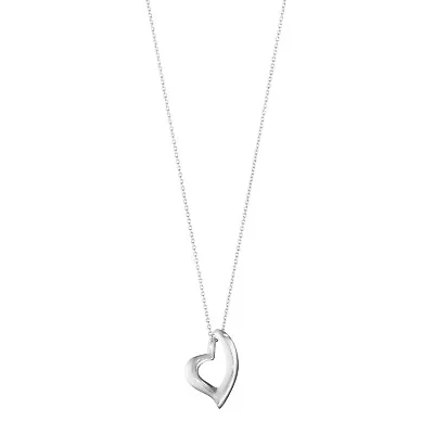 $190 • Buy Georg Jensen. Sterling Silver Heart Pendant #631 - 'Hearts Of Georg Jensen'