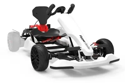 HYPER GOGO Electric GoKart Outdoor Race Pedal Off Road Go Kart For Adults White • $425
