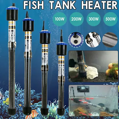 100W-500W SUNSUN Aquarium Submersible Heater Fish Tank Auto Water Thermostat AU • $20.99