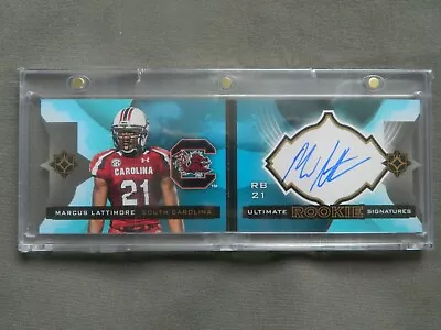 Marcus Lattimore Ultimate 2013 RC Rookie Signatures Autograph Auto Booklet /199 • $5.99