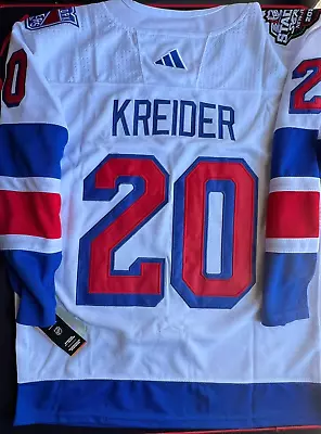 New York Rangers #20 Chris Kreider 2024 Hockey Stadium Series White Jersey XL • $74.99