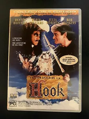 Hook - Collector's Edition (DVD 1992) Robin Williams Dustin Hoffman. Region 4 • £6.20