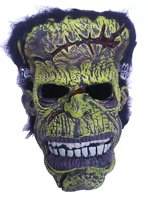 Frankenstein Mask Halloween Costume Ani-motion Foam Latex • $29.99