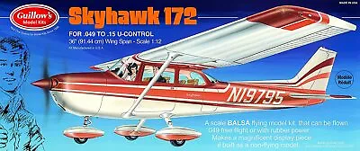 Guillow's Cessna 172 Balsa Wood Model Airplane Kit General Aviation  GUI-802 • $165.82