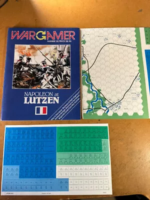 Napoleon At Lutzen COMPLETE & UNPUNCHED With Wargamer Mag. By 3W B • £25