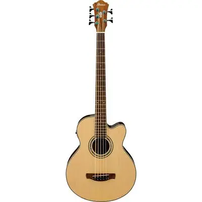 Ibanez AEB105E 5-String Acoustic Electric Bass Guitar Natural #AEB105ENT • $429.99