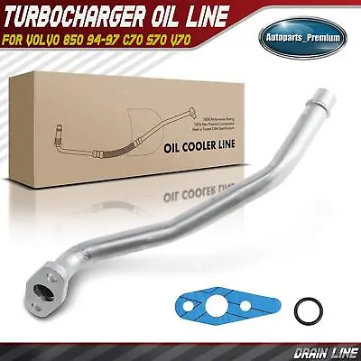 Turbocharger Oil Drain Line For Volvo 850 94-97 C70 S70 V70 1998 2000 2.3L 2.4L • $18.99