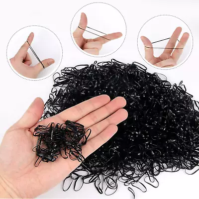 $5.99 • Buy Hair Band | 100 Pcs Rubber Band | Silicone Ponytail Elastic Tie |Accessories