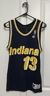 Men’s Vintage Mark Jackson #13 Indiana Pacers Champion Jersey Size 36 • $50