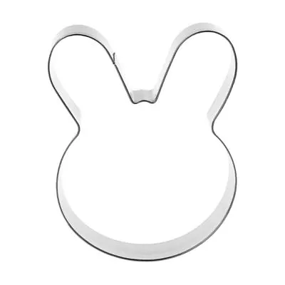 Easter Rabbit Bunny Head Stainless Steel Cookie Cutter Cake Baking Chocolate • £3.12