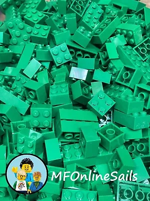 $9.75 • Buy 50 Green LEGO  Big Bricks  2x2 2x3 2x4 & UP! - Random Bulk Lot