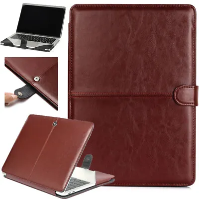 For MacBook Retina Air Pro 11  12  13.3  14  15  16 In Laptop Case Leather Cover • £16.43