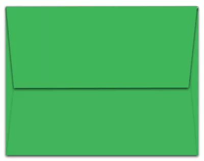 1000 Green A6 Envelopes - 6.5  X 4.75  - Square Flap • $98.94