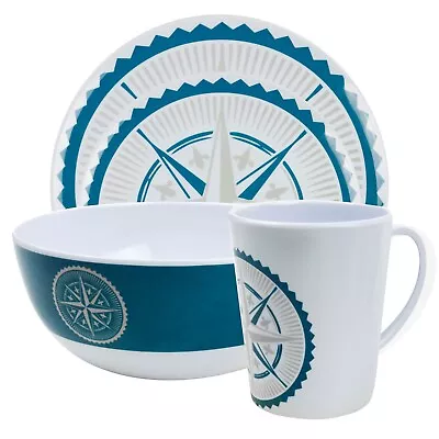 £29.99 • Buy Caravan Camping Melamine Dinner Set 16pc Picnic BBQ Outdoor Dining