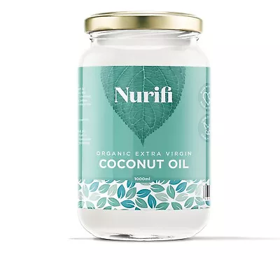 1KG Organic Extra Virgin Coconut Oil - Pure Raw & Cold Pressed INTRODUCTORY SALE • £9.95