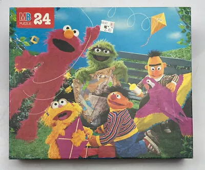 NEW Vintage 1995 Milton Bradley Sesame Street 24 Piece Jigsaw Puzzle MB 4670-14 • $17.99