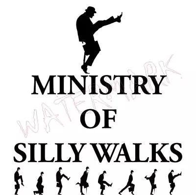 Men's Parody T-Shirt: Monty Python: Ministry Of Silly Walks John Cleese • $30.99